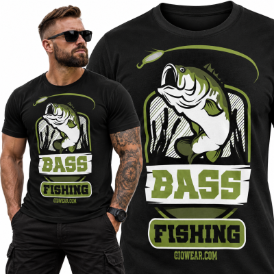 KOSZULKA DLA WĘDKARZA  BASS FISHING
